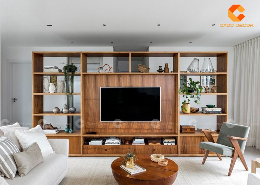 Kệ Tivi Kết Hợp Vách Ngăn - Giải Pháp Tối Ưu Không Gian Sống 7